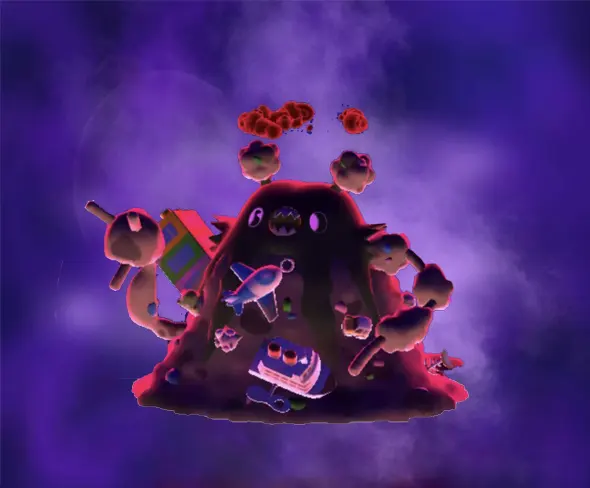 Background Gigantamax Garbodor Legit Battle Ready 6IVs In-game Delivery Pkm Go